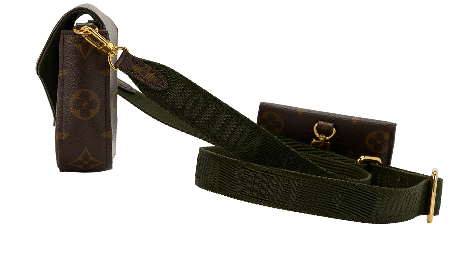 Felicie Strap & Go, &pound;850, Handbags, Brown, Canvas, Bottom view